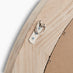 Rebecca Whitewash Wood Medium 80x80cm Round Wall Mirror