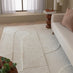 Rift Cream Carved Arches Rug 160x230