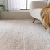 Selby Beige Shaggy Deep Pile Rug 200x290