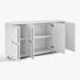 Selene White Marble Effect 4 Door Sideboard