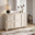 Selene Cream Melamine 3 Door Sideboard