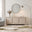Selene Cream Melamine 3 Door Storage TV Stand