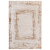 Strata Gold & Cream Sketched Border Rug 160x230