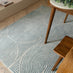 Swirl Rug Blue 200x290