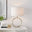 Saffron White and Marble Table Lamp
