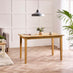 Salcombe Extending Oak Effect Wooden Table & 6 Whitby Dining Chairs