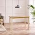 Salcombe Small Rectangular Wooden Table & Tenby Small Bench