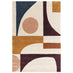 Tolliver Multicolour Modern Shapes Rug 160x230