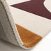 Tolliver Multicolour Modern Shapes Wool Rug 120x170