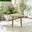Tari & Asa Wood 4 Seat Round Table Garden Dining Set