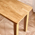 Tenby Oak Effect Solid Wood Small Dining Bench