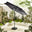 Vertical Grey Garden Parasol Only (No Base)
