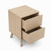 Vienne 2 Drawer Oak Wood Effect Bedside Table