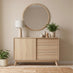 Vienne Oak Wood Effect 1 Door and 3 Drawer Sideboard