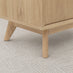 Vienne Oak Wood Effect 2 Door Sideboard