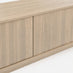 Vienne Oak Wood Effect 3 Door Storage TV Stand