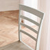 2x Whitby Whitewashed & Grey Solid Wood Dining Chairs