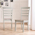 Salcombe Extending Light Grey Wooden Table with 4 Whitby Chairs & 1 Large Bench
