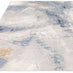 Zephyr Blue Metallic Lustre Rug 160x230