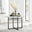 Adley Round Grey Concrete Effect Dining Table 4 Beige Delos Chairs