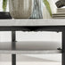 Adley Round Grey Matte Concrete Storage 4 Seater Dining Table