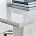 Arezzo White High Gloss Extending Dining Table & 8 White Milan Gold Leg Chairs