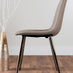 Imperia White High Gloss Dining Table And 6 Cappuccino Beige Corona Silver Chairs Set
