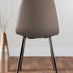 LIRA 100 Extending Dining Table and 4 Cappuccino Corona Silver Leg Chairs