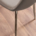 Arezzo Large Extending Dining Table and 8 Cappuccino Corona Silver Leg Chairs