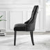 Imperia 4 Grey Dining Table and 4 Black Belgravia Black Leg Chairs