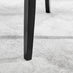 Imperia 4 Grey Dining Table and 4 Black Belgravia Black Leg Chairs