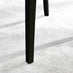 Imperia 4 Grey Dining Table and 4 Grey Belgravia Black Leg Chairs