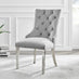 Skye Rectangular White Marble Effect Dining Table & 6 Grey Velvet Belgravia Chairs