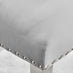 Skye Rectangular White Marble Effect Dining Table & 6 Grey Velvet Belgravia Chairs