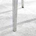Skye Rectangular White Marble Effect Dining Table & 4 Grey Velvet Belgravia Chairs