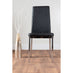 Imperia Black High Gloss Dining Table And 6 Black Milan Dining Chairs Set