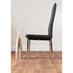 Imperia Black High Gloss Dining Table And 6 Black Milan Dining Chairs Set