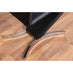 Imperia Black High Gloss Dining Table And 6 Black Luxury Willow Dining Chairs Set
