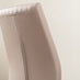 Enna White Glass Extending Dining Table and 6 Cappuccino Lorenzo Chairs