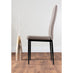Koko Oak Effect Round Dining Table & 4 Cappuccino Milan Black Leg Chairs
