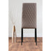 Koko Oak Effect Round Dining Table & 4 Cappuccino Milan Black Leg Chairs