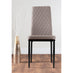 Koko Oak Effect Round Dining Table & 4 Cappuccino Milan Black Leg Chairs