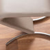 Giovani Grey White High Gloss And Glass 100cm Round Dining Table And 4 Cappuccino Beige Willow Chairs Set