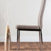 Arezzo Large Extending Dining Table and 8 Cappuccino Milan Chairs