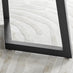 Carson White Marble Effect Dining Table & 6 Black Calla Black Leg Chairs
