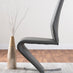 Arezzo Large Extending Dining Table and 6 Grey Willow Chairs