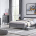 Azure Grey Solid Pine Double Bed Frame + Windsor Mattress