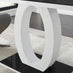 Giovani 6 Black Dining Table & 6 Grey Belgravia Black Leg Chairs