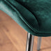 Arezzo Large Extending Dining Table and 8 Green Pesaro Silver Leg Chairs