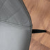 Kylo Brown Wood Effect Dining Table & 4 Grey Corona Black Leg Chairs